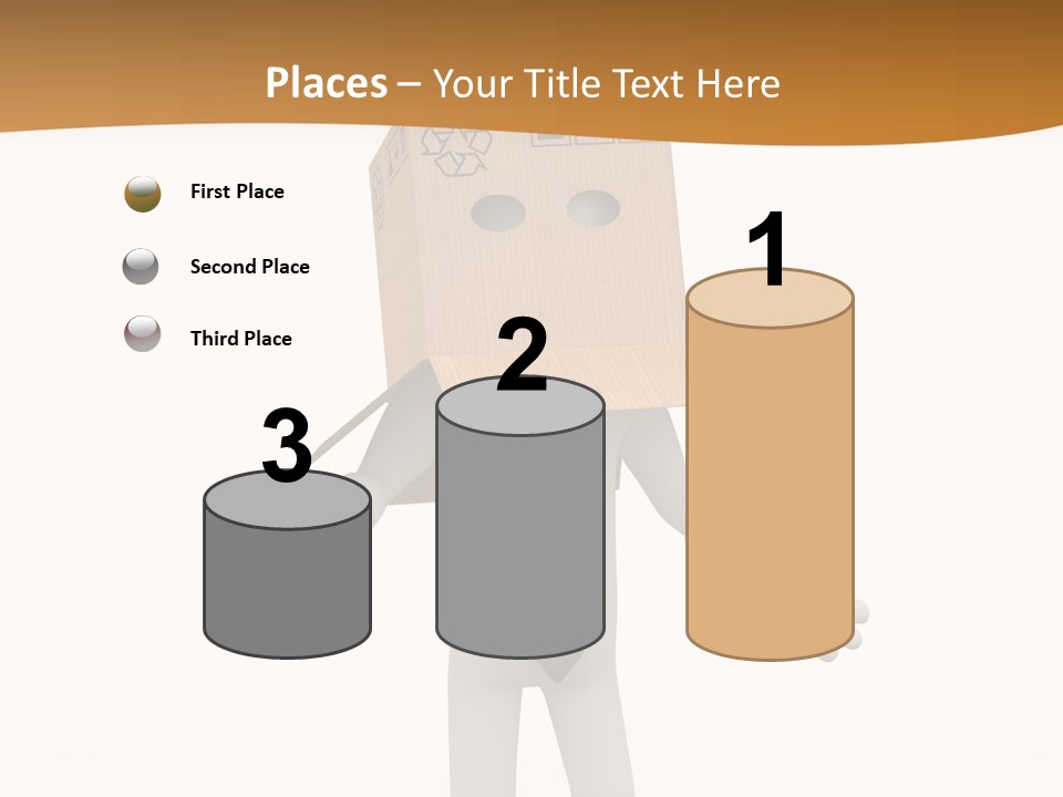 Apprehension Standing Posing PowerPoint Template
