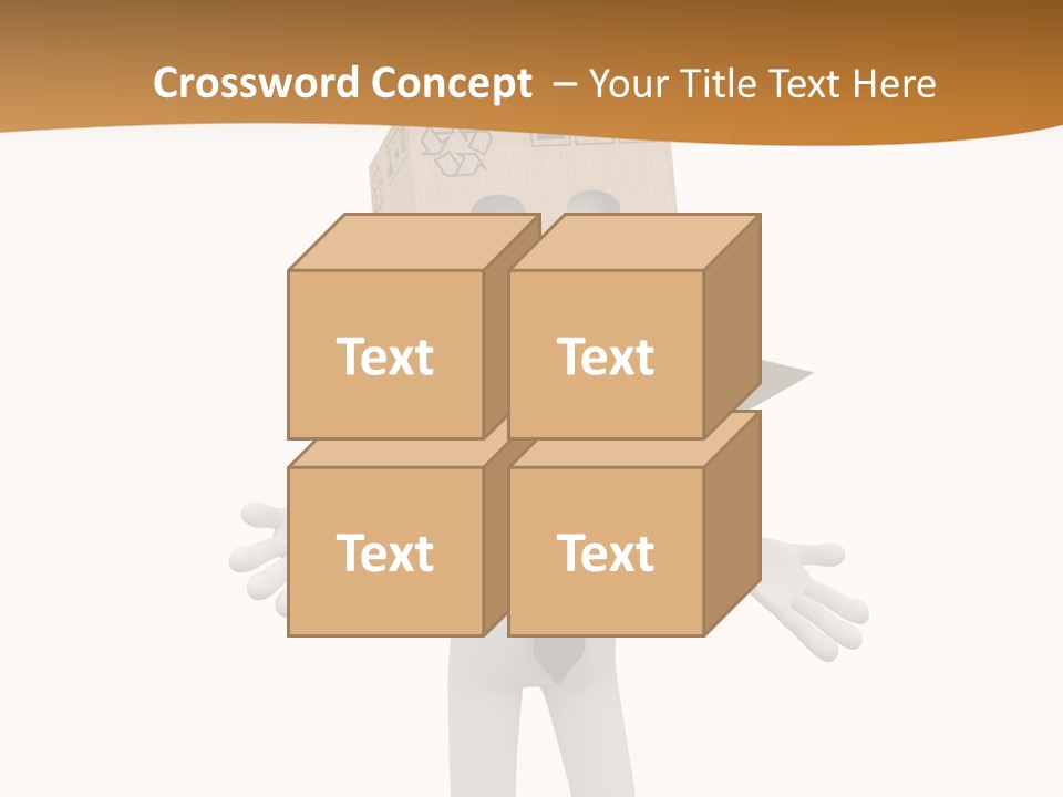 Apprehension Standing Posing PowerPoint Template
