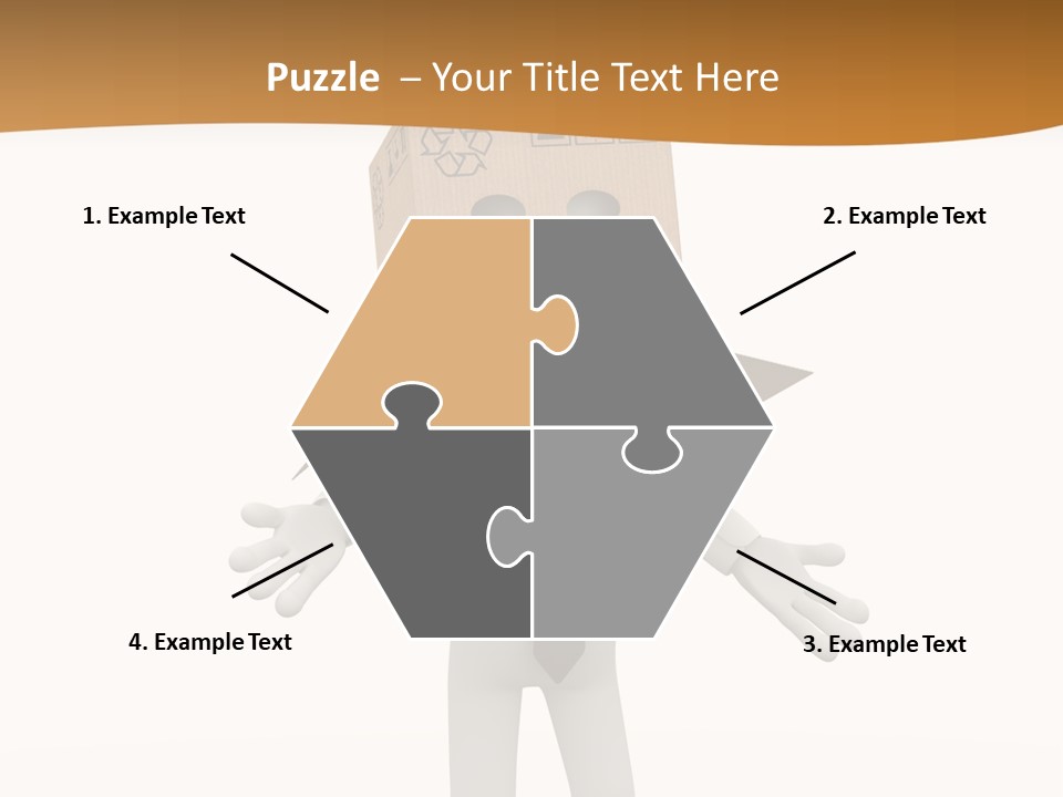 Apprehension Standing Posing PowerPoint Template