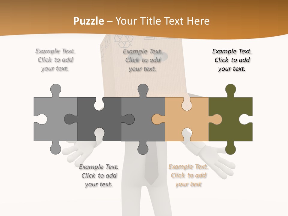 Apprehension Standing Posing PowerPoint Template