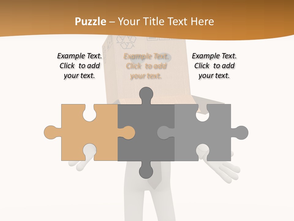 Apprehension Standing Posing PowerPoint Template