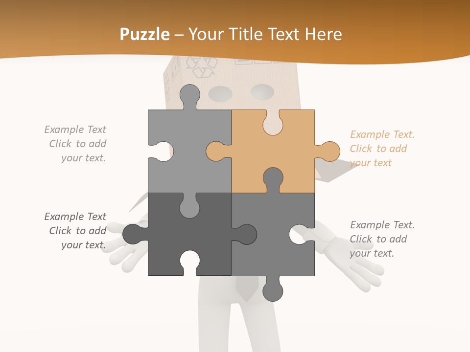 Apprehension Standing Posing PowerPoint Template