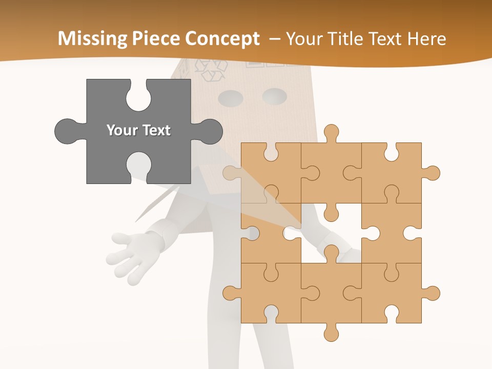 Apprehension Standing Posing PowerPoint Template