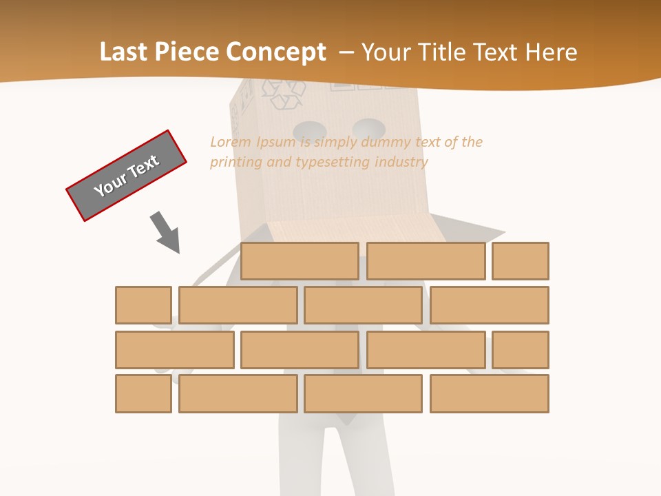 Apprehension Standing Posing PowerPoint Template