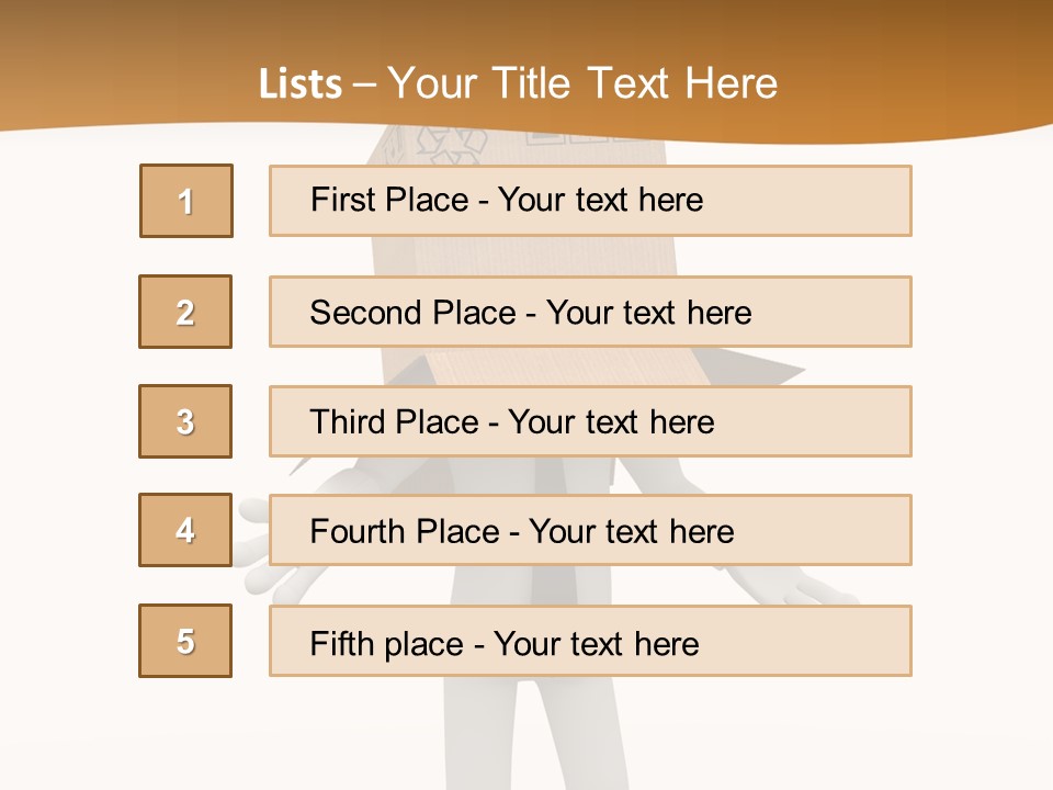 Apprehension Standing Posing PowerPoint Template