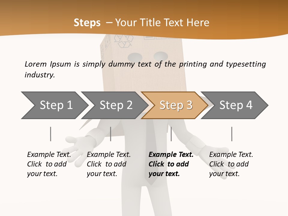 Apprehension Standing Posing PowerPoint Template