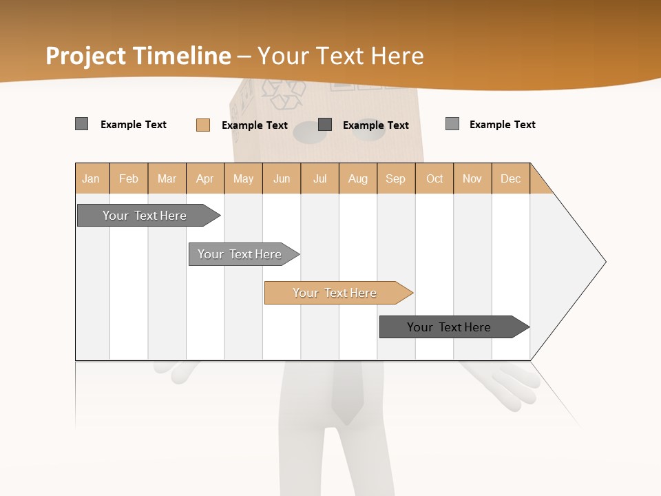 Apprehension Standing Posing PowerPoint Template