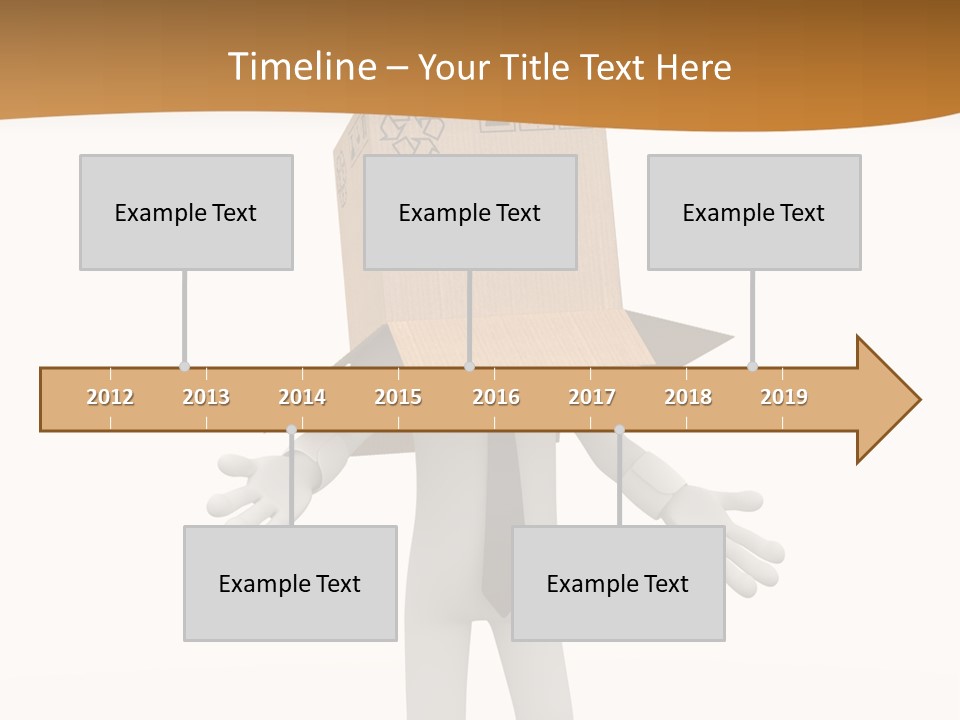 Apprehension Standing Posing PowerPoint Template