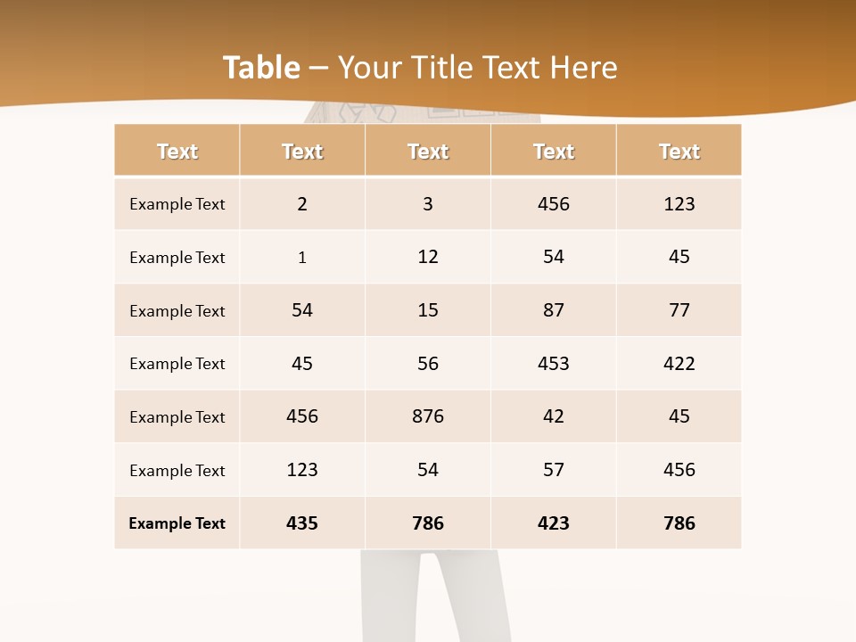 Apprehension Standing Posing PowerPoint Template