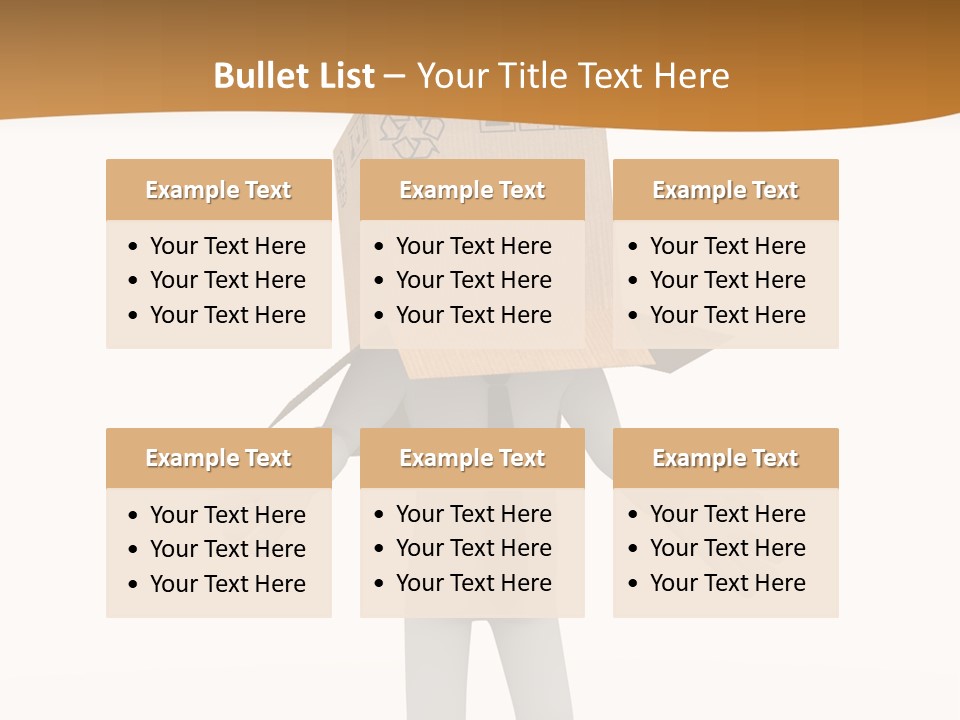 Apprehension Standing Posing PowerPoint Template