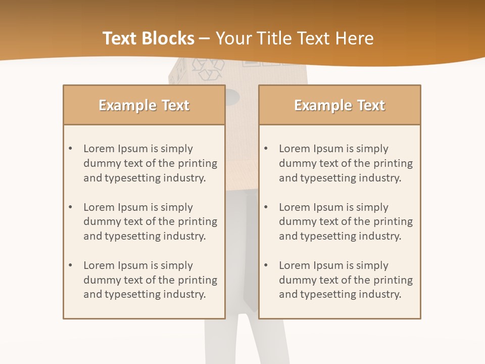 Apprehension Standing Posing PowerPoint Template