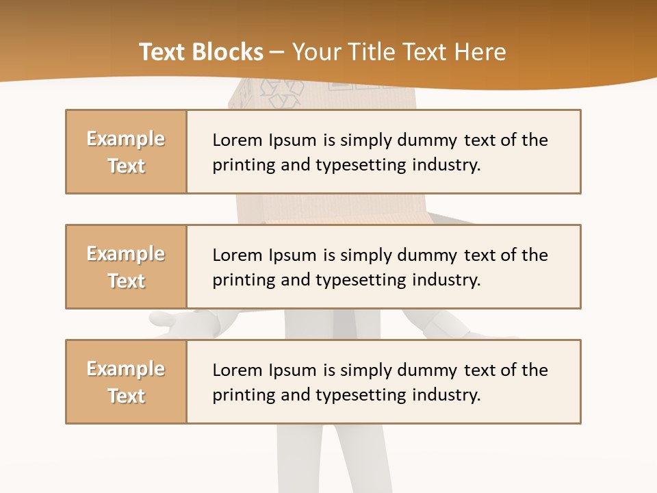 Apprehension Standing Posing PowerPoint Template