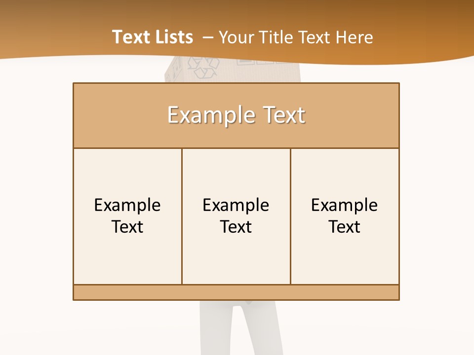 Apprehension Standing Posing PowerPoint Template