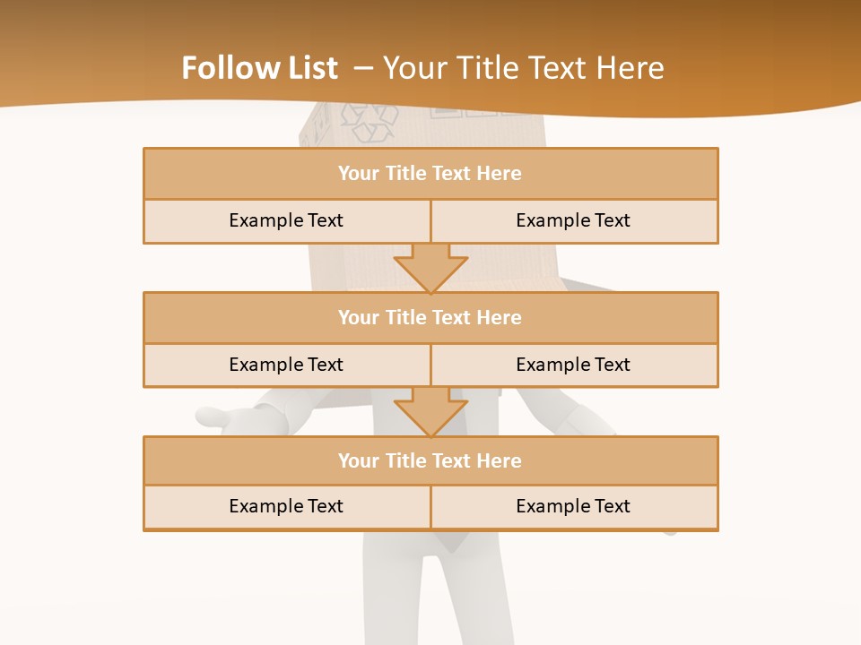 Apprehension Standing Posing PowerPoint Template