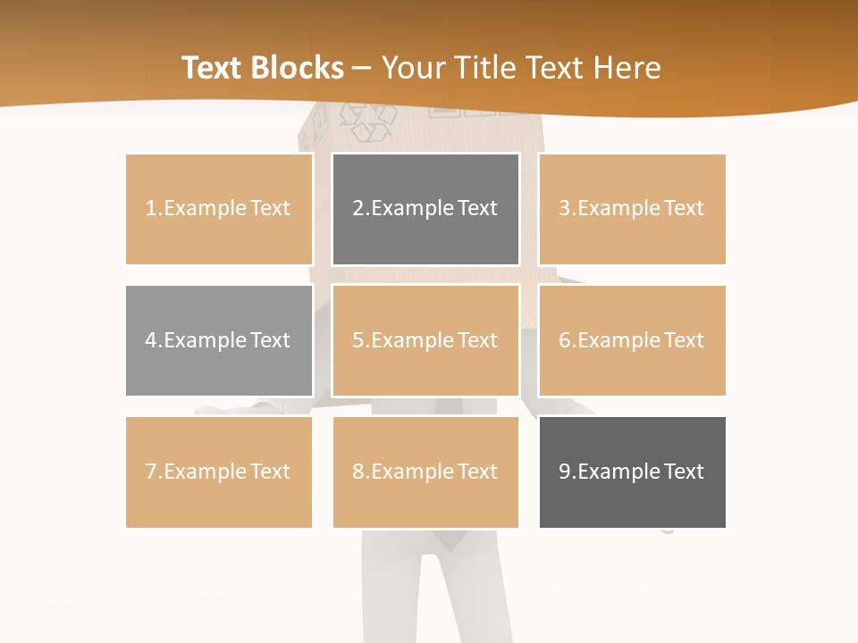 Apprehension Standing Posing PowerPoint Template