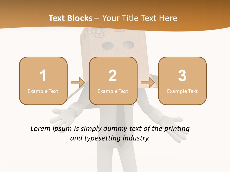Apprehension Standing Posing PowerPoint Template
