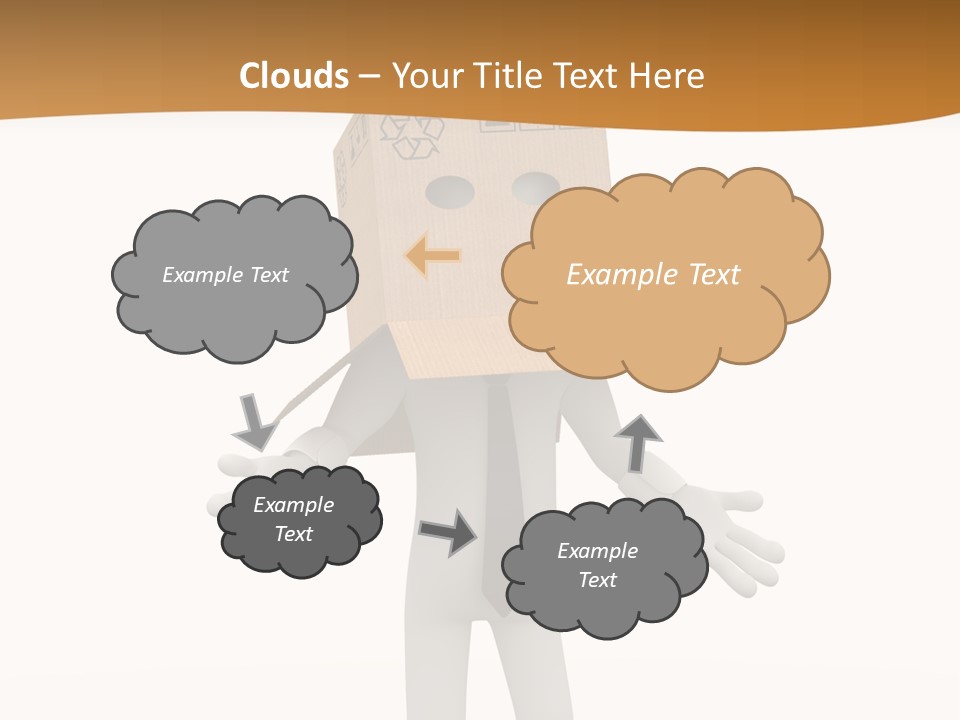 Apprehension Standing Posing PowerPoint Template
