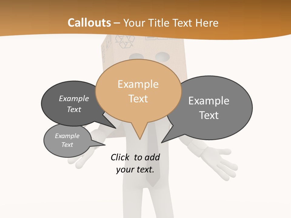 Apprehension Standing Posing PowerPoint Template