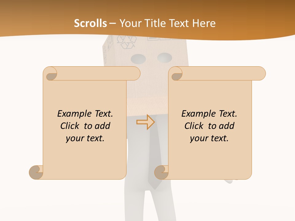 Apprehension Standing Posing PowerPoint Template