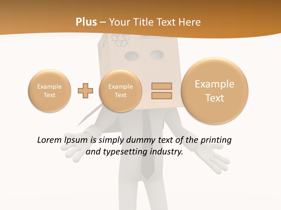 Apprehension Standing Posing PowerPoint Template