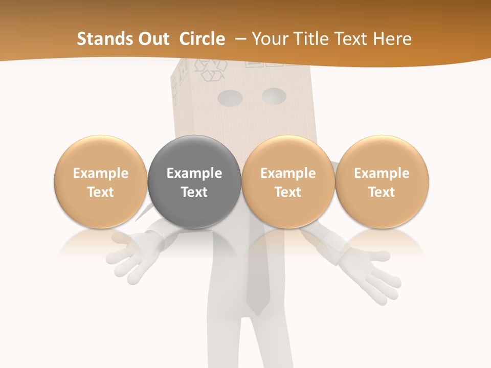 Apprehension Standing Posing PowerPoint Template