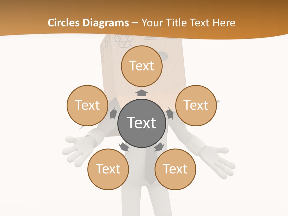 Apprehension Standing Posing PowerPoint Template