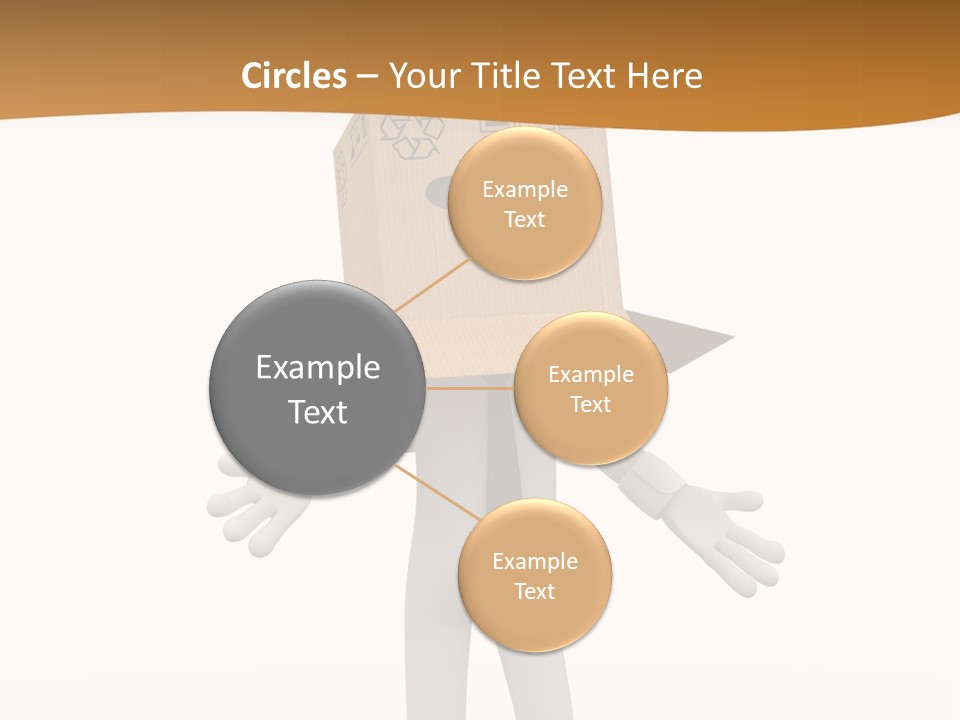 Apprehension Standing Posing PowerPoint Template