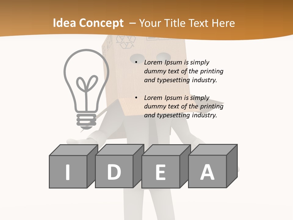 Apprehension Standing Posing PowerPoint Template