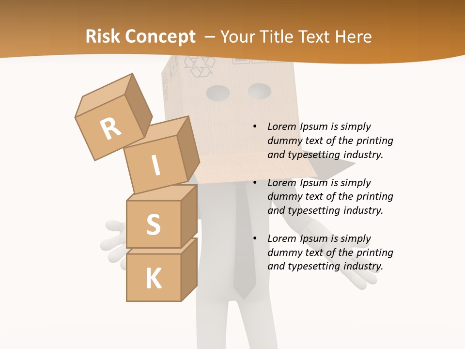 Apprehension Standing Posing PowerPoint Template