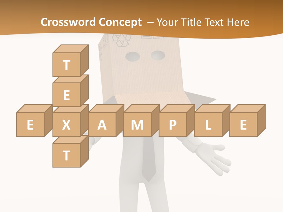 Apprehension Standing Posing PowerPoint Template