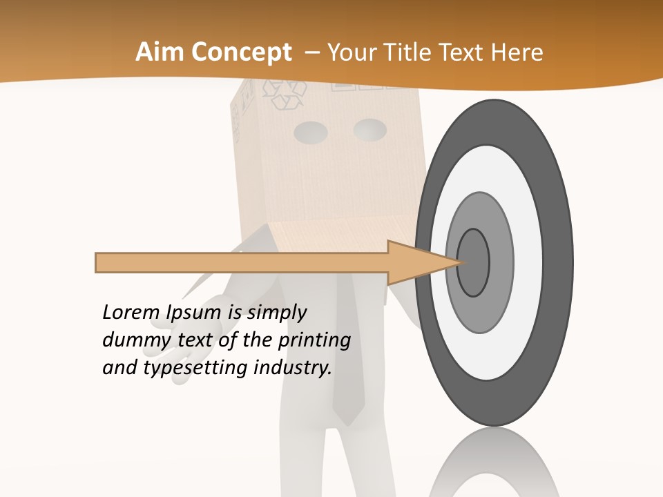 Apprehension Standing Posing PowerPoint Template