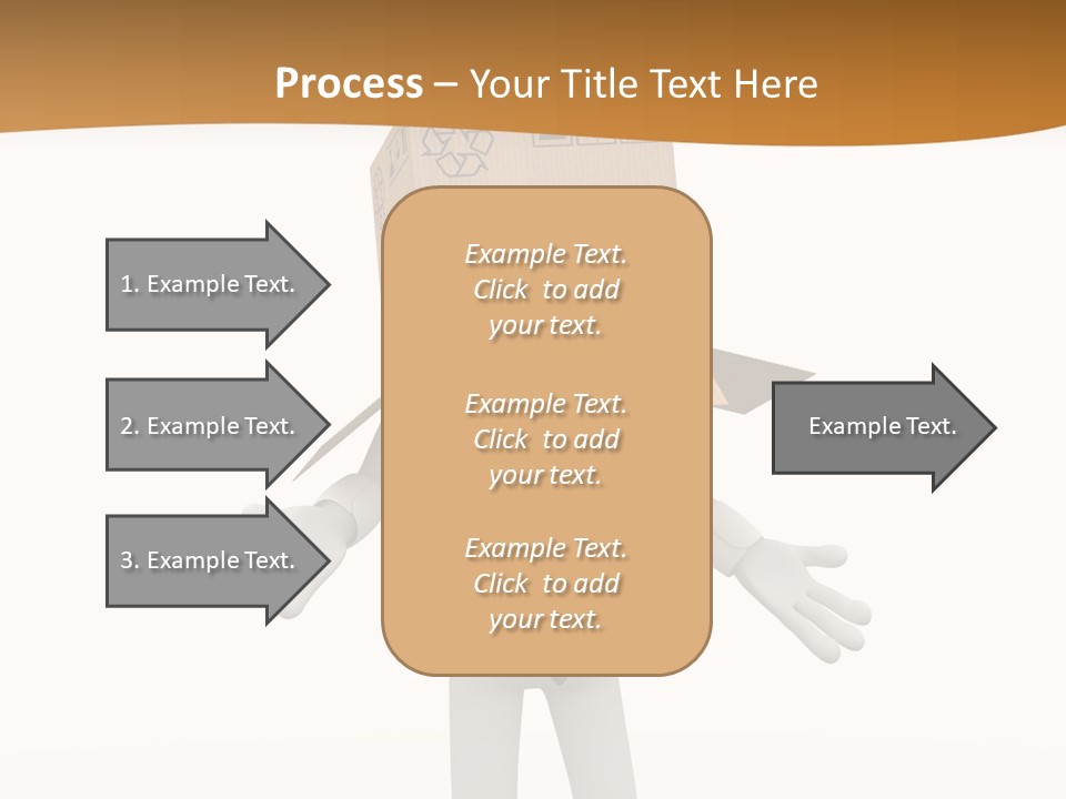Apprehension Standing Posing PowerPoint Template