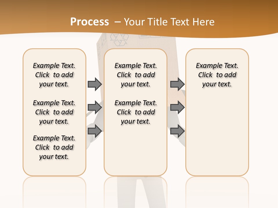 Apprehension Standing Posing PowerPoint Template