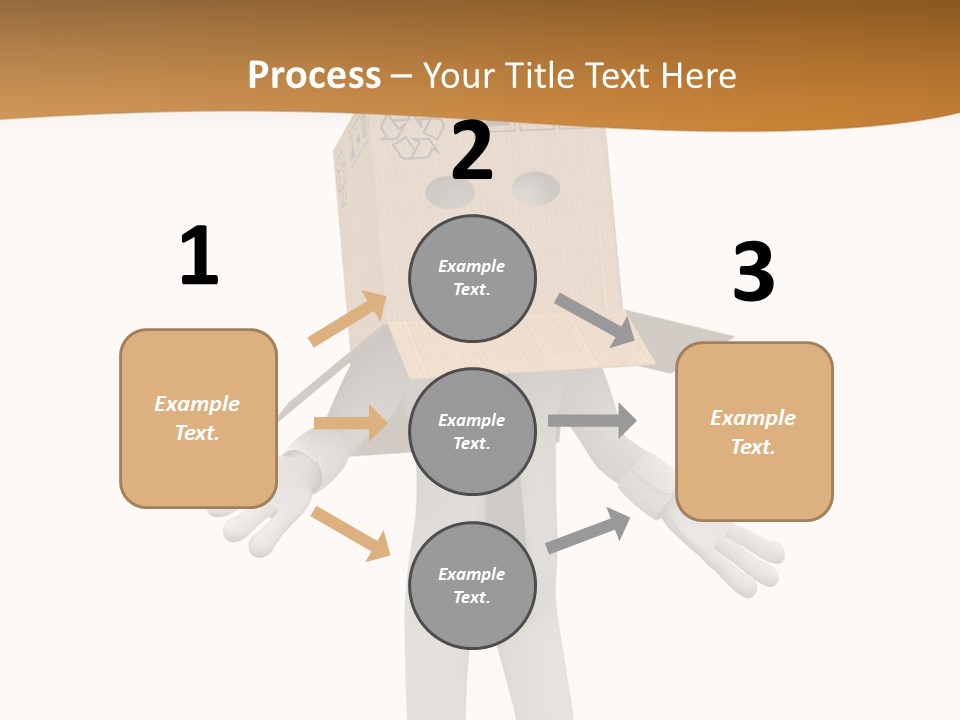 Apprehension Standing Posing PowerPoint Template