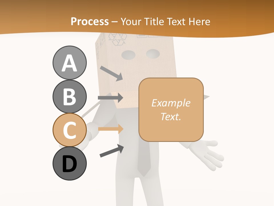 Apprehension Standing Posing PowerPoint Template