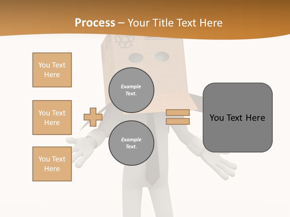 Apprehension Standing Posing PowerPoint Template