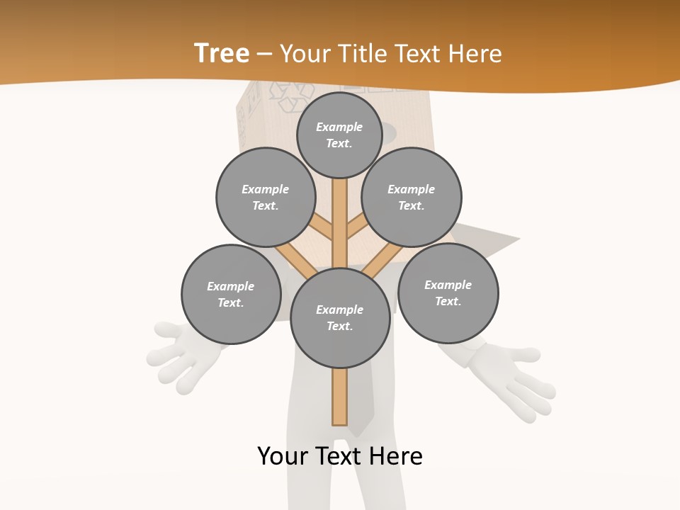 Apprehension Standing Posing PowerPoint Template
