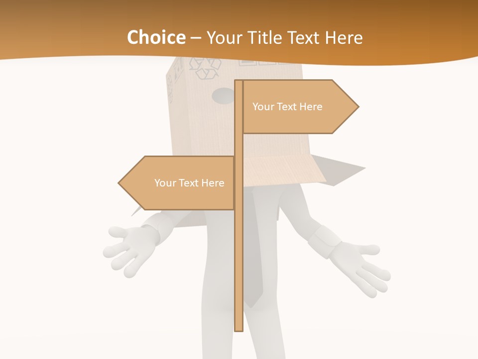 Apprehension Standing Posing PowerPoint Template