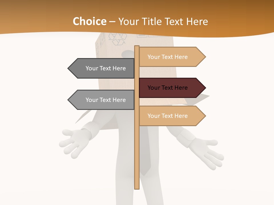 Apprehension Standing Posing PowerPoint Template