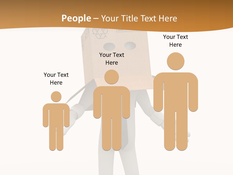 Apprehension Standing Posing PowerPoint Template