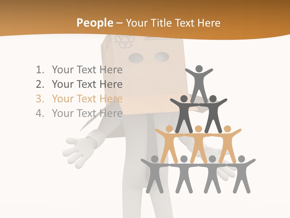 Apprehension Standing Posing PowerPoint Template