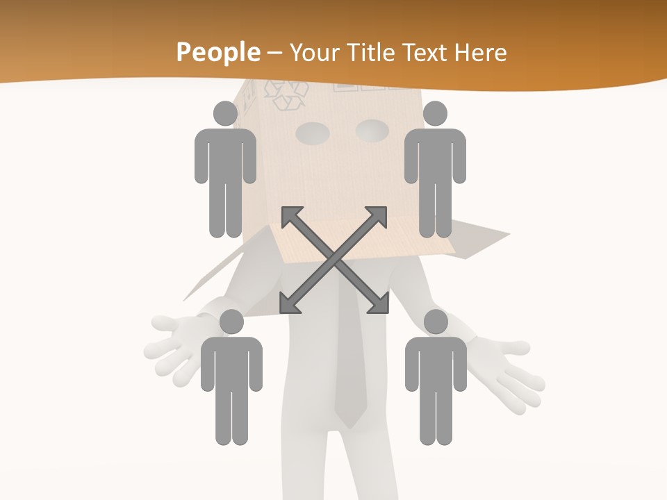 Apprehension Standing Posing PowerPoint Template