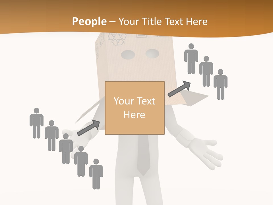 Apprehension Standing Posing PowerPoint Template