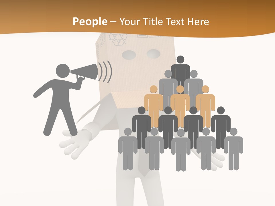 Apprehension Standing Posing PowerPoint Template