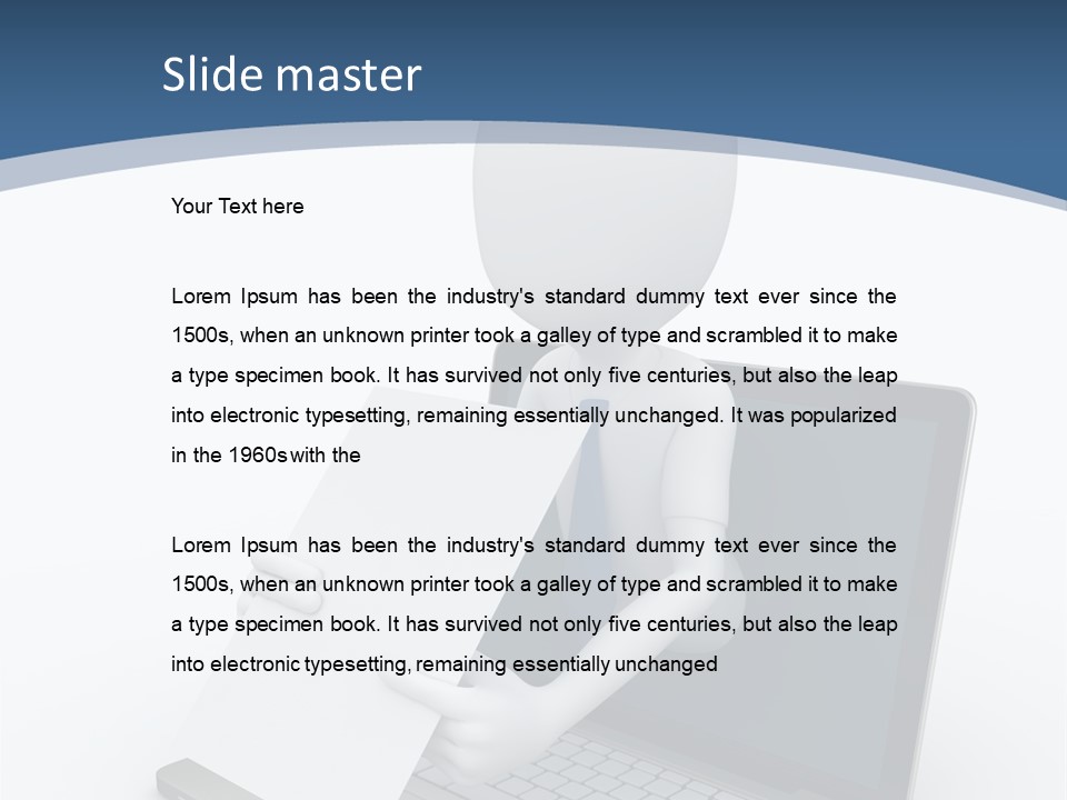 Happy Job Idea PowerPoint Template