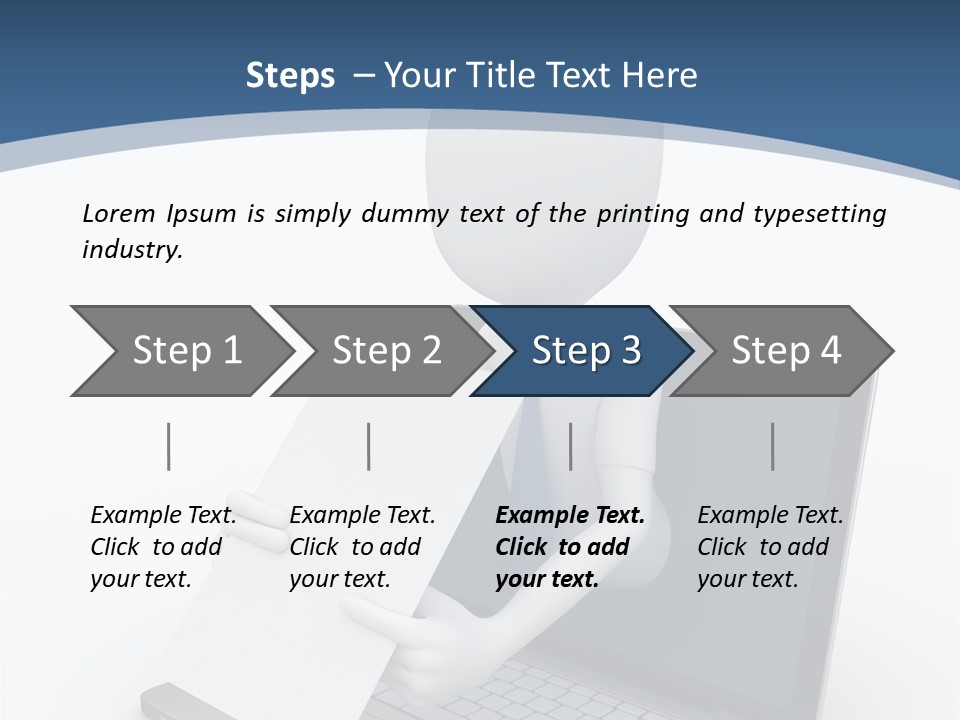 Happy Job Idea PowerPoint Template