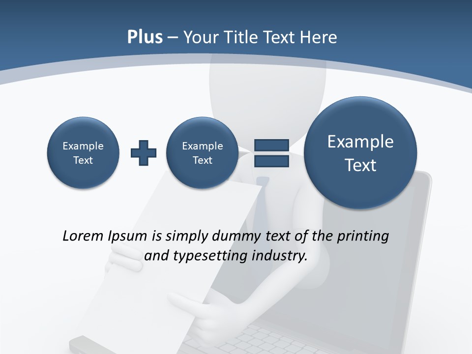 Happy Job Idea PowerPoint Template