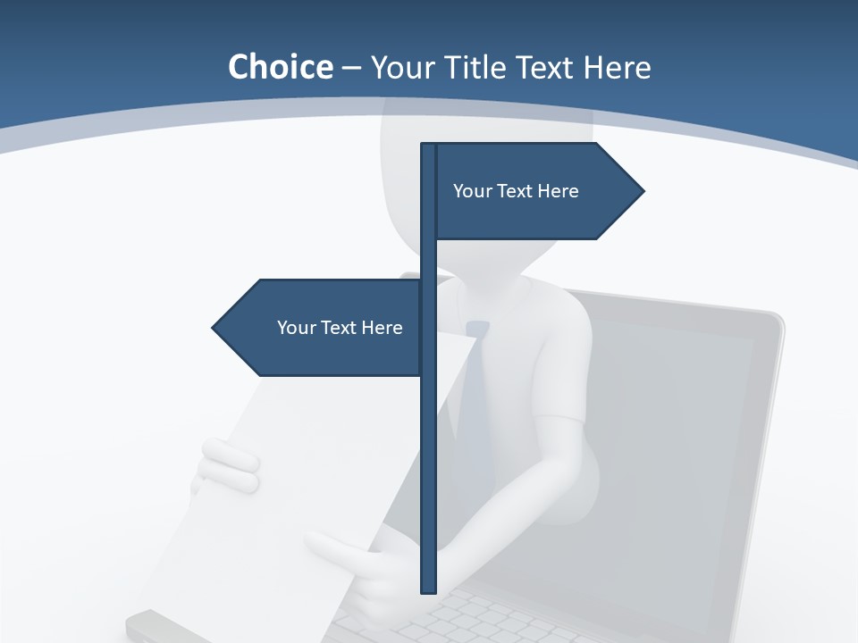 Happy Job Idea PowerPoint Template