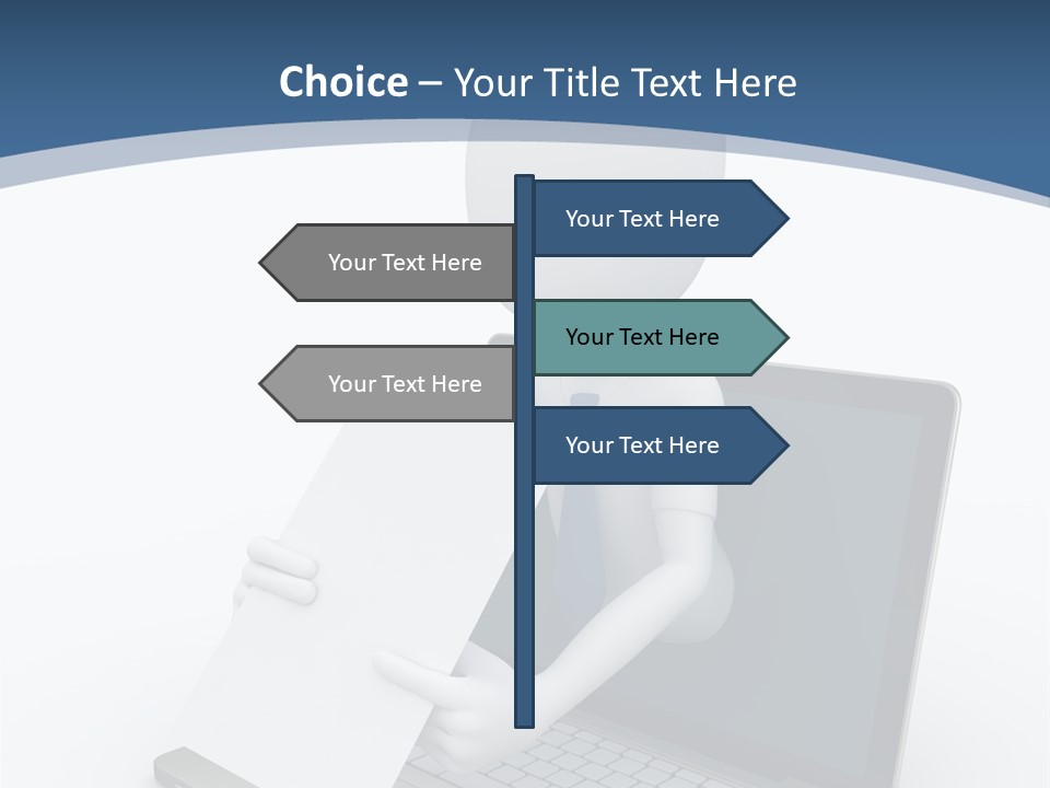 Happy Job Idea PowerPoint Template