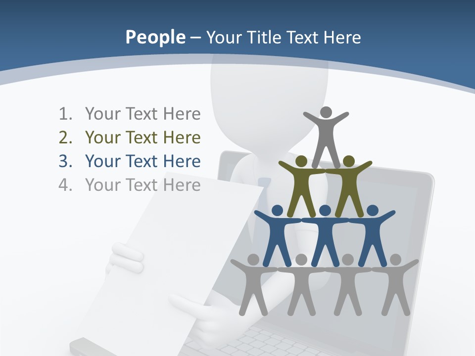 Happy Job Idea PowerPoint Template